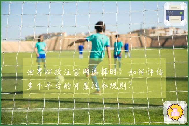 世界杯投注官网选择时，如何评估多个平台的可靠性和规则？